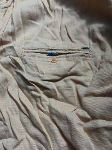 Men's Casual Peach Shirt