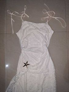 Savana White Lace Maxi Dress