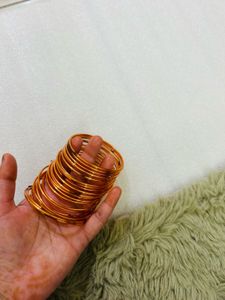 Set of Copper traditional bihari bangles
