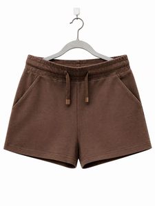 Cotton/Denim Cotton ShortsBrown Short Waist- 32'De