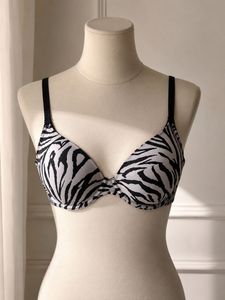 Stylish Zebra Print Bra