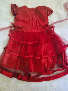 Red Sequin Party Dress