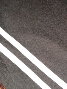 Black Striped High-Waisted Bottoms