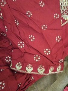 Elegant Maroon Embroidered Kurta