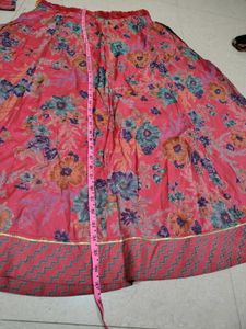 Floral Print Lehenga Choli Set