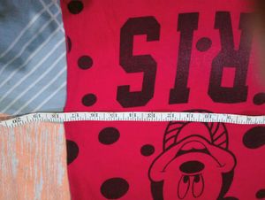 Red "I Love Paris" Graphic Tee