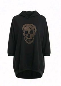 Skull Print Hoodie