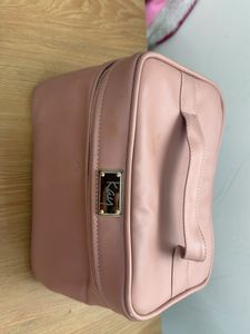 Chic Pink Makeup Bag