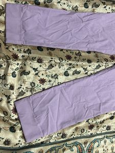 Lavender Cropped Pants