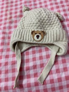 Cute Bear Knit Baby Hat