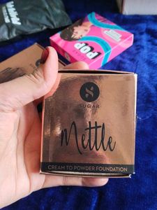 sugar mettle cream to powder foundation.