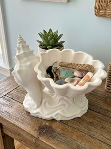 Nautical Seashell Decor Organizer