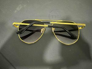 Stylish Gold Frame Aviator Sunglasses