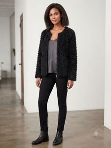 Black Fuzzy Jacket