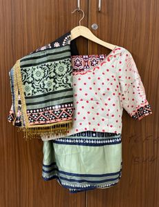 Dandiya- Printed Lehenga Choli Set
