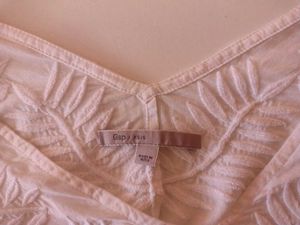 White Embroidered Tunic Top