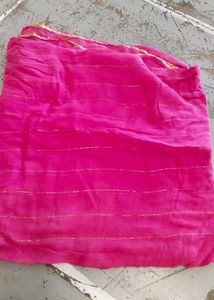 Light Peach Printed Dupatta