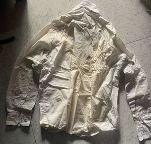 Men's Classic White Button-Down Shirt