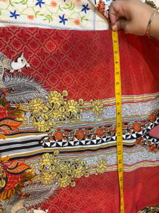 Vibrant Peacock Print Kurta