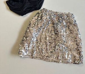 sequin skirt