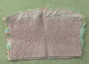 Pastel Rose Applique Blouse