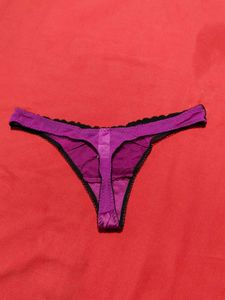 Marks &amp; Spencer Ceriso Purple Lace Thong Panty