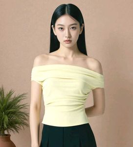 Off-Shoulder Ribbed Top