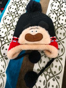 Cute Bear Knit Winter Hat