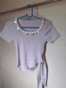 Lavender shell top 🐚🐚