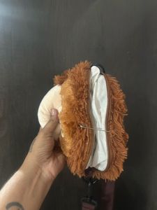Cute Monkey Plush Crossbody Bag
