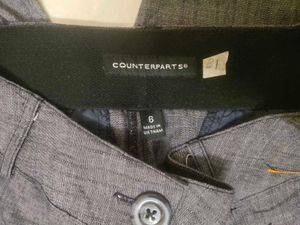 Imported Petite Semi Casual Capri Pant