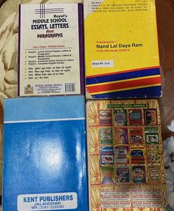 Set of 4 english books