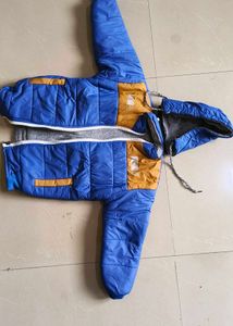 Kids Blue Padded Jacket