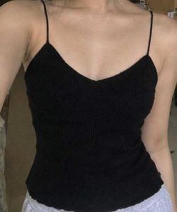 3 Black Halter neck Tank Top