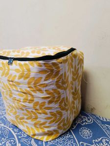 🇳🇿💫🎀Stylish Leaf Print Storage Ottoman