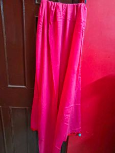 Vibrant Pink Dupatta with Tassels