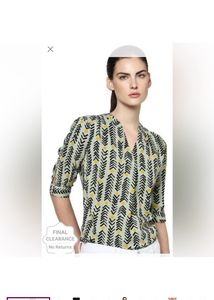 ONLY Casual Regular Sleeves PrintedWomen GreenTop