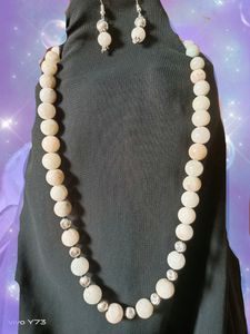 Original Hakik Pure Silver Beaded Necklace