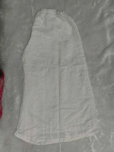 short kurti with umbrella palazzo