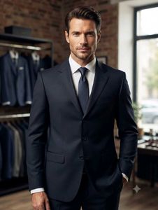 Men's Classic Navy Suit