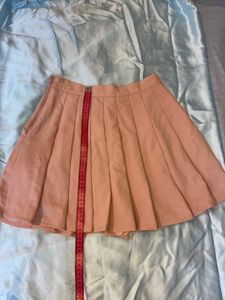 Peach Pink Skater Skirt