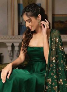 Elegant Green Kurta Set with Dupatta