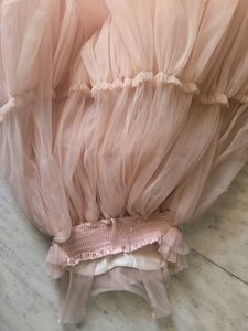 Girls Pink Tulle Dress with Sparkly Belt