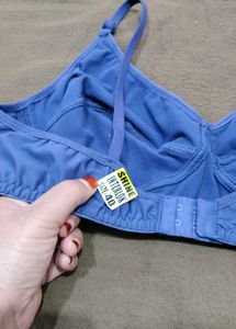 Comfortable Blue Bra