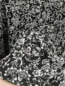 Black Floral Top