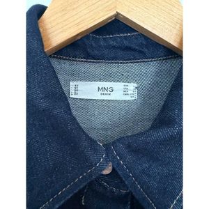 Mango Dark Wash Denim Shirt