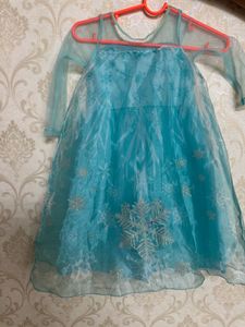 Sparkling Elsa-Inspired Dress