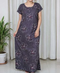 Floral Print Maxi Nightgown