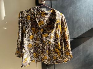 Stylish Floral Print Blouse