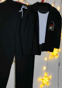Chic Black Co-ord Set